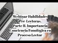 WEbinar  Importancia Conciencia Fono