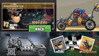 Hill climb racing 2 || VS Boss Level Bling Walktrough on Dune Buggy Gameplay All New Word Record