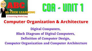 DIGITAL COMPUTERS AND BLOCK DIAGRAM