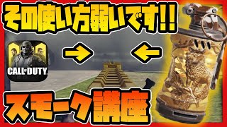 【CODモバイル】その使い方弱いです!!ガチで役立つスモーク講座!!初心者必見【codmobile】