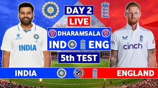 India vs England 5th Test Day 2 Live Scores | IND vs ENG Test Live Scores & Commentary | 3rd Session