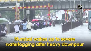 Mumbai wakes up to severe waterlogging after heavy downpour