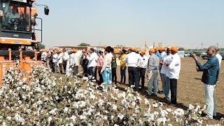 Cotton harvester | Shaktiman | Cotton picker | cotton harvesting in  Gujarat