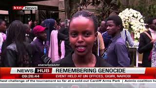 Memorial ceremony to mark 29th anniversary of genocide in Rwanda held at UN offices in Nairobi