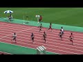 2012年7月22日丹有総体－1年男子100m準決勝１組