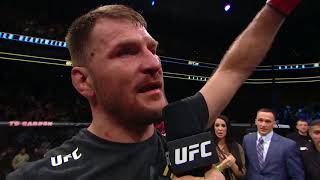 UFC 220: Stipe Miocic and Francis Ngannou Octagon Interview