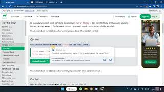 Java - Variabel dan Operator
