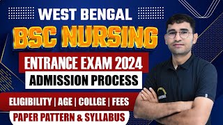 West Bengal BSc Nursing Application Form 2024 | WB JENPAS FORM 2024 | Syllabus \u0026 PAPER PATTERN