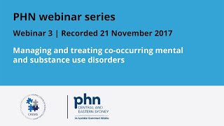 Managing and treating co-occurring mental and substance use disorders