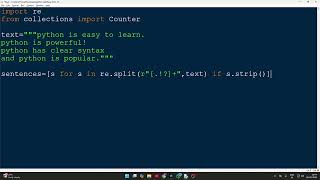 Python Text Analysis Tool | Word Frequency, Sentences, Longest Word | VTU Q9 | 1BPLC105B