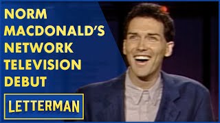 Norm Macdonald's Network Television Debut | Letterman