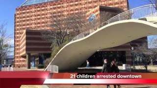 21 kids arrested on Chattanooga riverfront by police