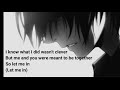 Nightcore - Watcha say (Lyrics)