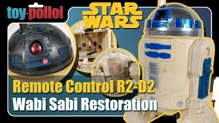 Vintage Star Wars R2-D2 remote control Wabi-Sabi restoration - Toy Polloi