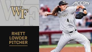 Wake Forest Pitcher Rhett Lowder | 2023 MLB Draft