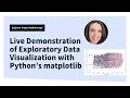 Complete Python Data Visualization Project Walkthrough with matplotlib and pandas