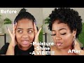 Chile, I Transformed My Dry Hair With THIS! | PLUS My First Perm Rod Set On Short Natural Hair!