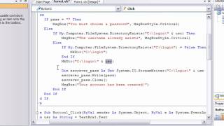 Tutorial 1 - Login system with register