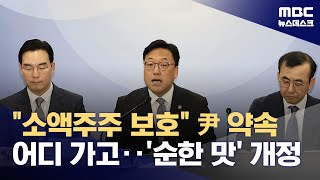 '상법 개정' 반대한 정부, '자본시장법'으로 충분? (2024.12.02/뉴스데스크/MBC)