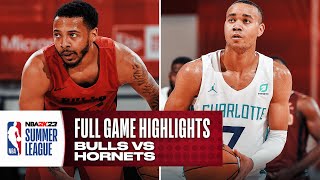BULLS vs HORNETS | NBA SUMMER LEAGUE | FULL GAME HIGHLIGHTS
