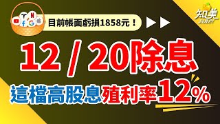 【這一檔高股息ETF殖利率12%】｜第四季季配0.72元｜12月20日前買進參與除權息｜知美JiMMY