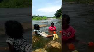 ഭാരതപ്പുഴയിൽ ഒരു നിമിഷം😍#shorts#bharathapuzha #lovesong #kids