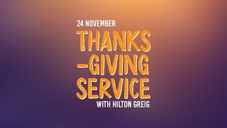 Open Skies Kloof - 24 November - Thanksgiving Service - Hilton Greig