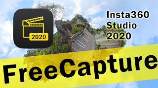 Insta360 Studio 2020の使い方を解説 FreeCapture編