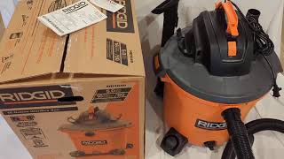 REVIEWING AND OPERATING RIGID NXL 60L WET/DRY SHOP VAC MODEL HD1640 🚗😎