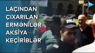 Laçından çıxarılan ermənilər İrəvanda aksiya keçiriblər - Ermənistanda GƏRGİNLİK