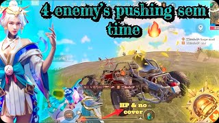 4 enemy’s pushing sem time 😳🤯🔥watch insane conqueror lobby 🔥🤯💝