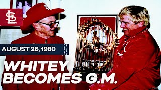 Whitey Becomes GM: Days That Changes Cardinals History | St. Louis Cardinals