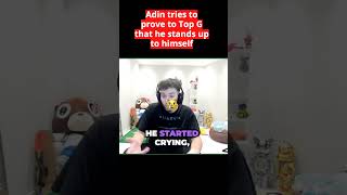 Adin ross zoom call with andrew tate #andrewtate #adinross #shorts #viral #funny