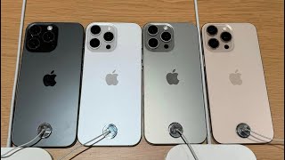 iPhone 16 Pro Max 四色一次看！沙漠金色也很像是淡淡的玫瑰金唷！