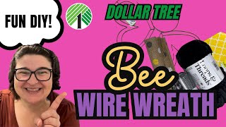 Diy Dollar Tree Bee Wreath