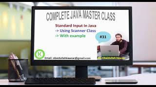 Session31 Standard Input in Java - Pashto