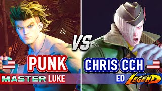 SF6 🔥 PUNK (Luke) vs CHRIS CCH (Ed) 🔥 Street Fighter 6 High Level Gameplay