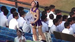 明治大学チアリーダー2017.09.09　VS 早稲田大学　1回戦