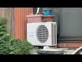 【fujitsu】富士通製の古い室外機 fujitsu old outdoor unit