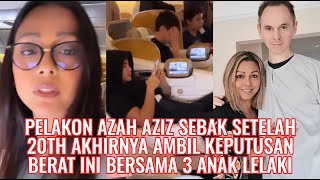 Selepas 20Thn, Primadona Azah Aziz Sebak Lafaz Keputusan Berat Ini! Bersama 3 Anaknya