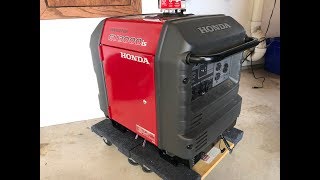 Honda EU3000IS Generator Oil Change How To