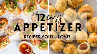 12 Easy Appetizer Recipes for You'll Love #recipes #appetizers #sharpaspirant