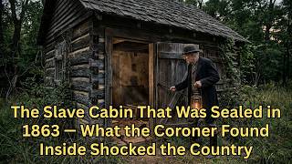 The Slave Cabin That Was Sealed in 1863 — What the Coroner Found Inside Shocked the Country