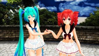 【MMD】Twinkle Days【Miku\u0026Teto】