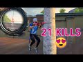 SOLO VS SQUAD 21 KILLS || KALAHARI LEGEND?😂😂 - GARENA FREE FIRE