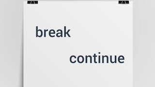 Break Continue Statement(Bengali) | Python Programming