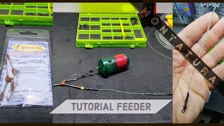 TUTORIAL -  MONTATURA FEEDER FISHING in mare con TRECCINA ANTIGROVIGLIO - clipangler