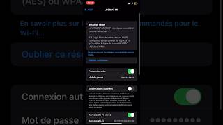 Comment se connecter à un wifi sans le code/ afficher le mots de passe d’un wifi #shorts