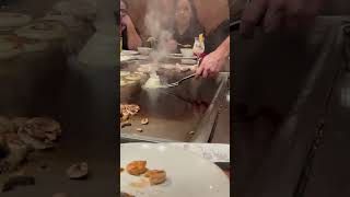 When the fire show fails at Benihana’s #benihana