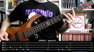 ROSENDO - Flojos de pantalon (bass cover w/ Tabs)